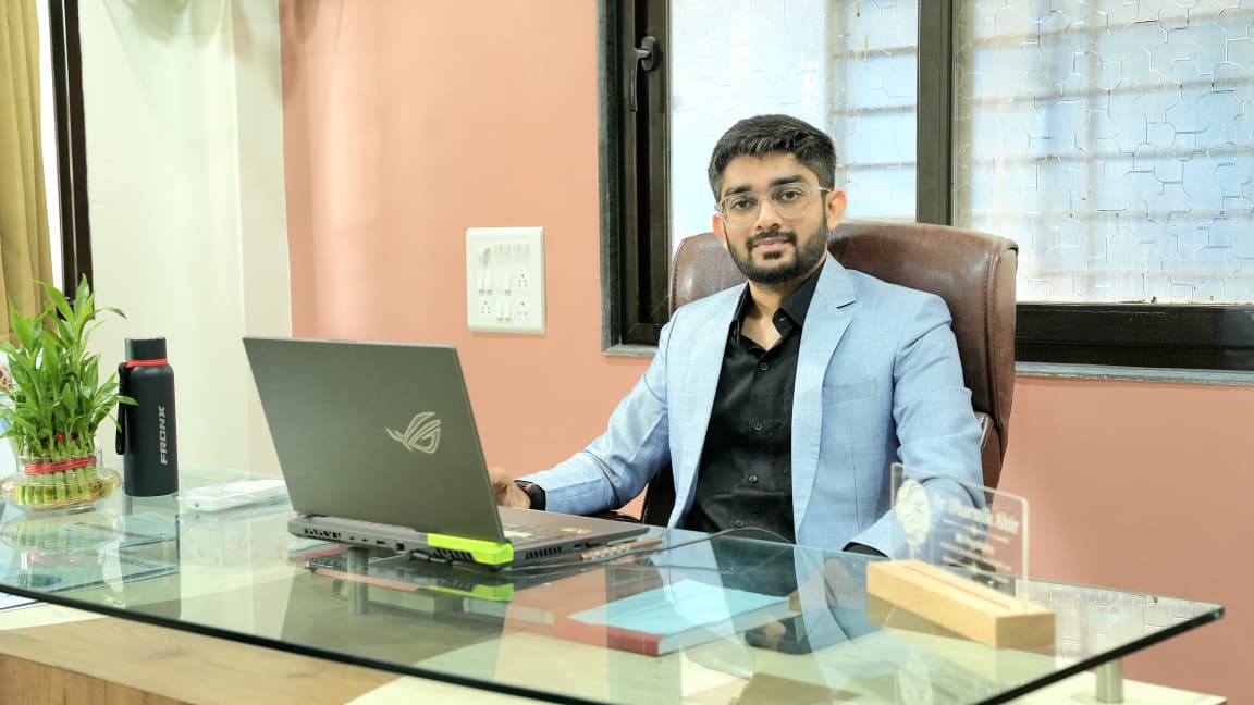 Dr. Dharmik Ahir — MD Psychiatrist in Ahmedabad, NIMHANS Bangalore-trained, Founder of Bliss Hospital
